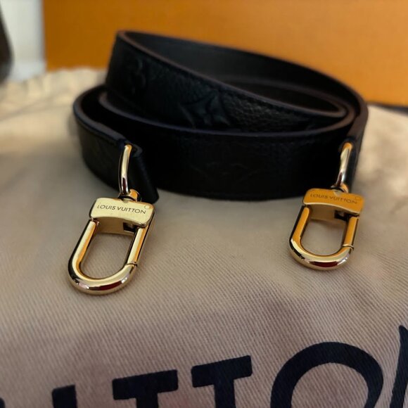 RARE Louis Vuitton Sully Tote Monogram Empreinte Leather PM - Black - Picture 13 of 16